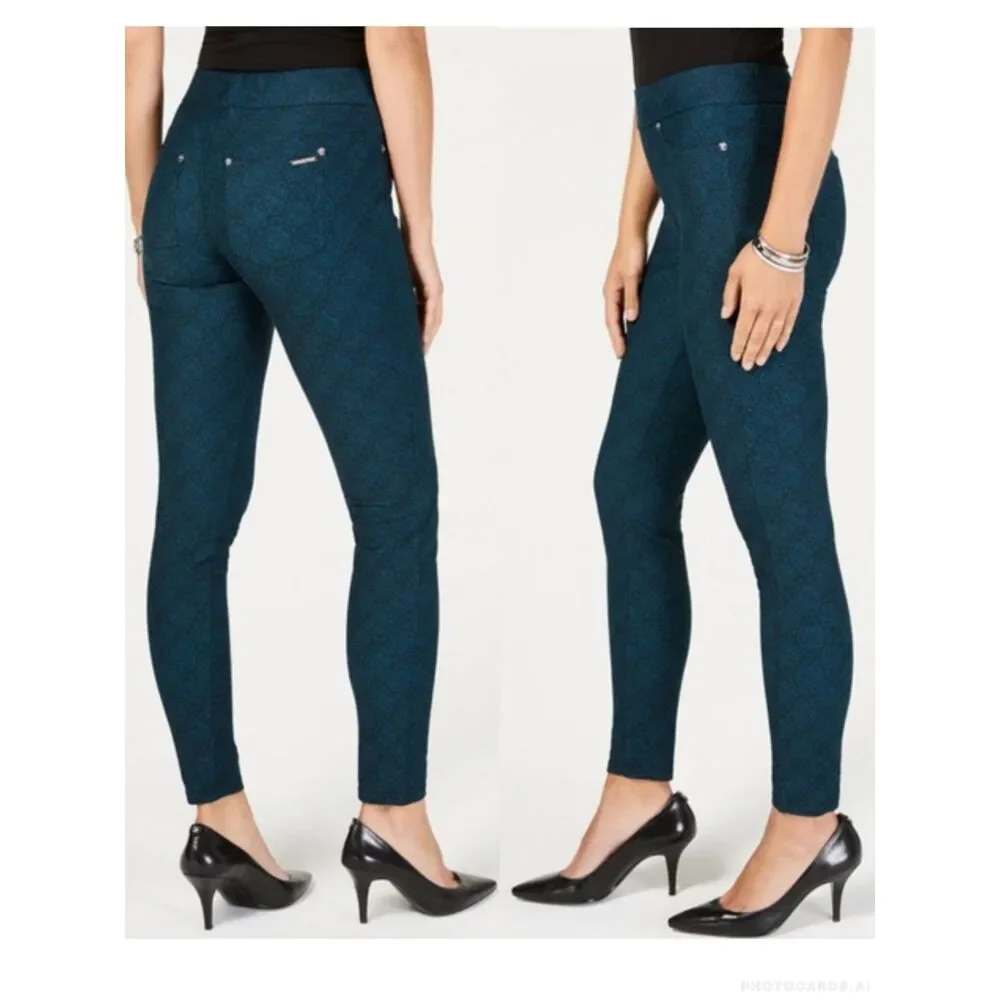 Michael Kors Printed Mid-Rise Leggings/Pants Size M